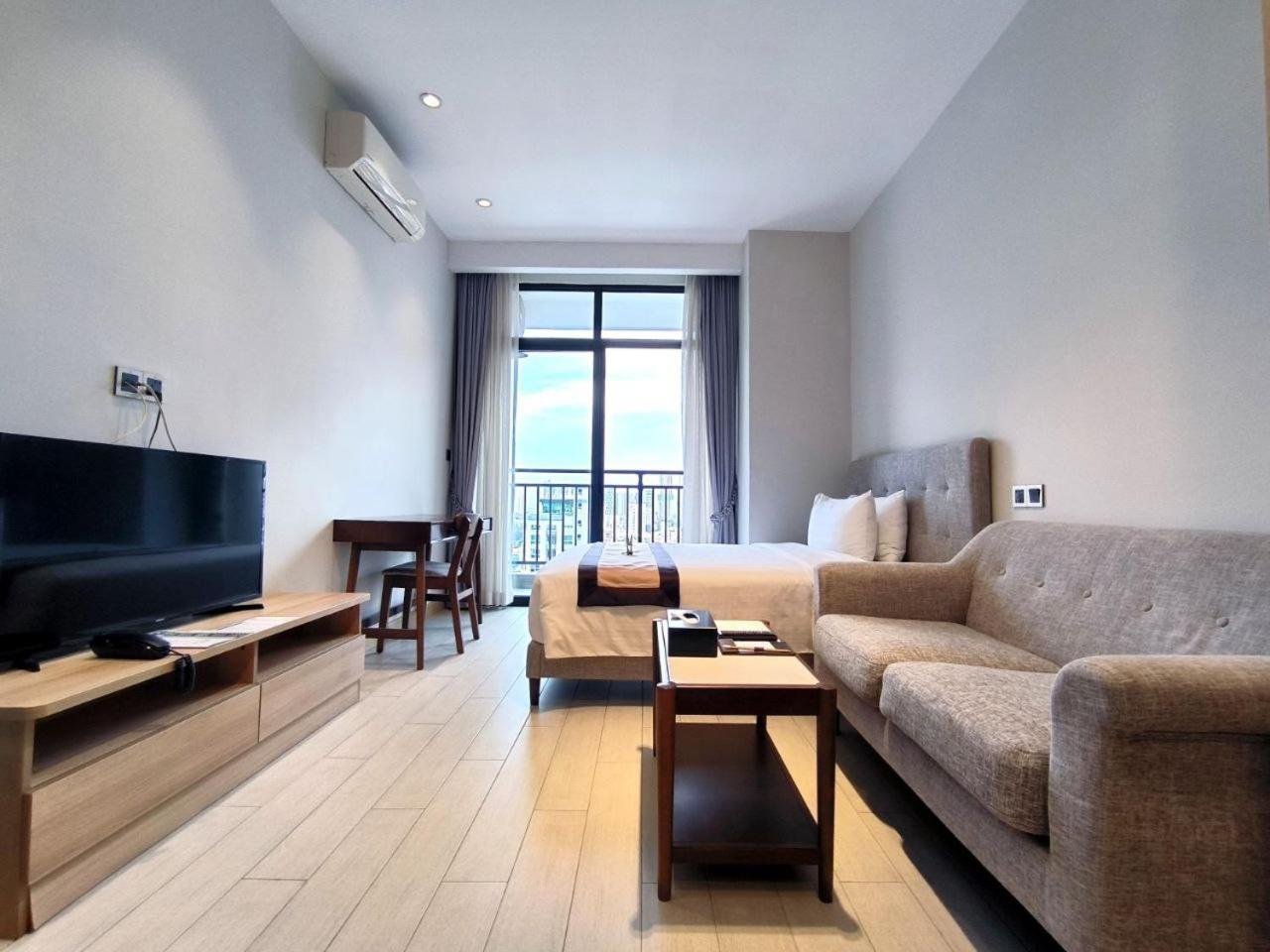 The View Serviced Residence 豪景日式酒店公寓 Phnom Penh Exteriör bild